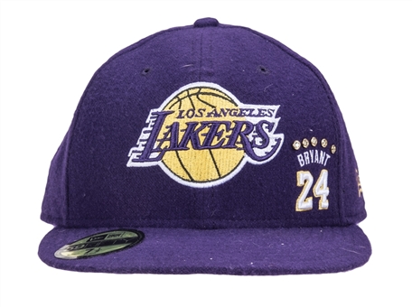Kobe Bryant Ultra Limited New Era Purple Diamond Cashmere Hat With 5 Genuine Diamonds and Gold Snakeskin from "The 24 Collection" Made in Honor of Kobe Bryants Retirement  LE 2/8 - Only 8 Made